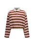 PRADA 40 long-sleeve t-shirt in filo di scozia cotton