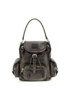 medium leather backpack