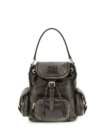 medium leather backpack
