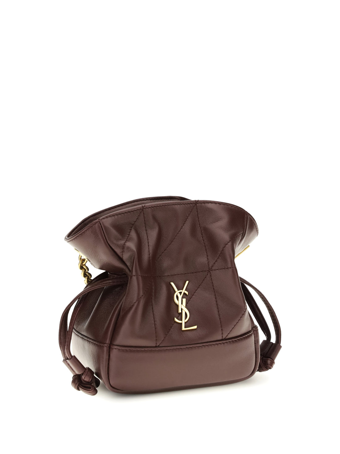 SAINT LAURENT OS jamie mini leather clutch bag