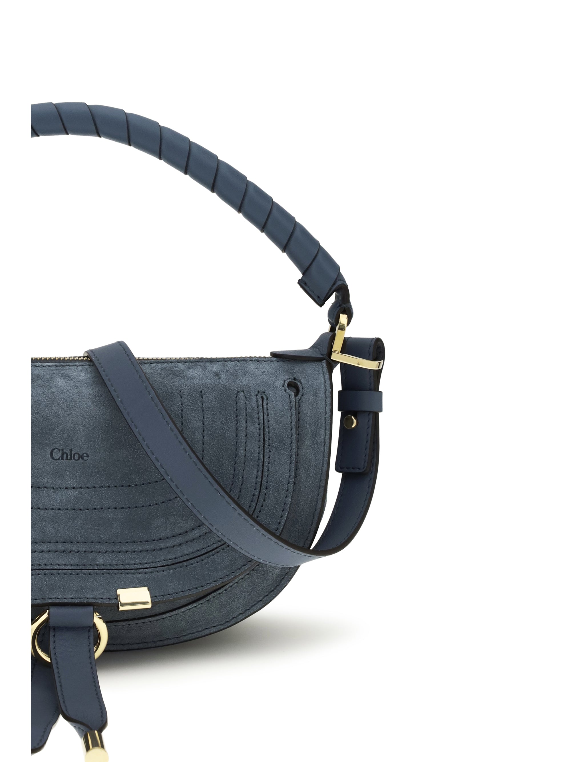marcie suede mini shoulder bag
