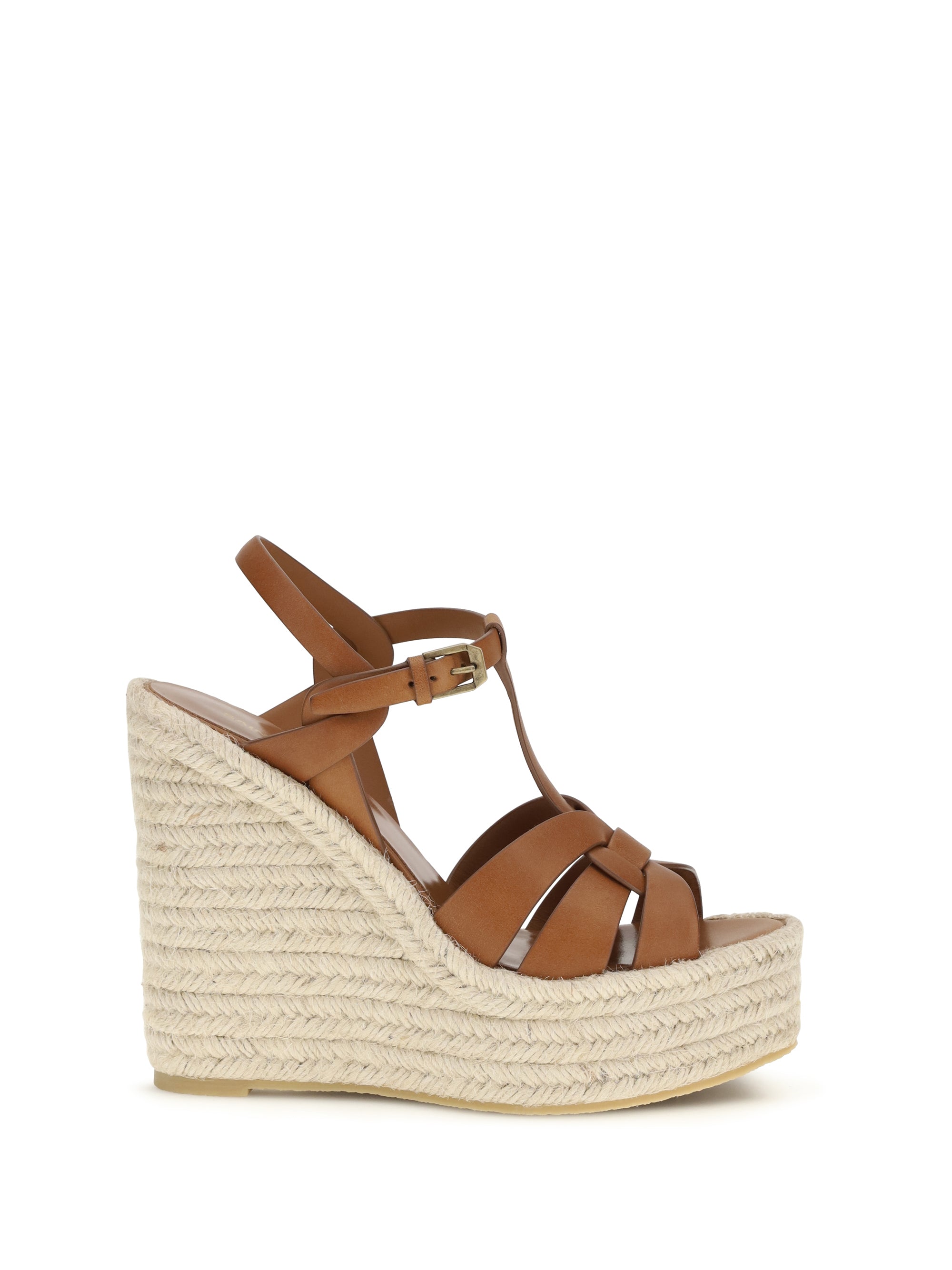 leather espadrille sandals