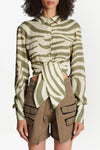 viscose blend shirt