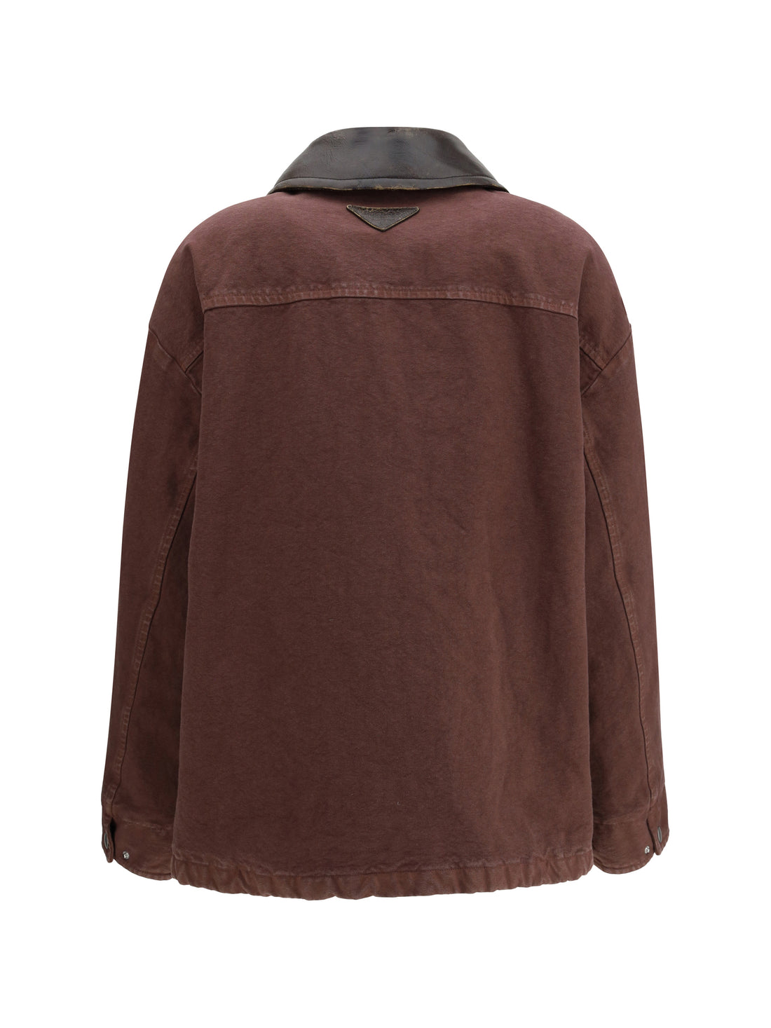 PRADA 38 canvas old peacoat