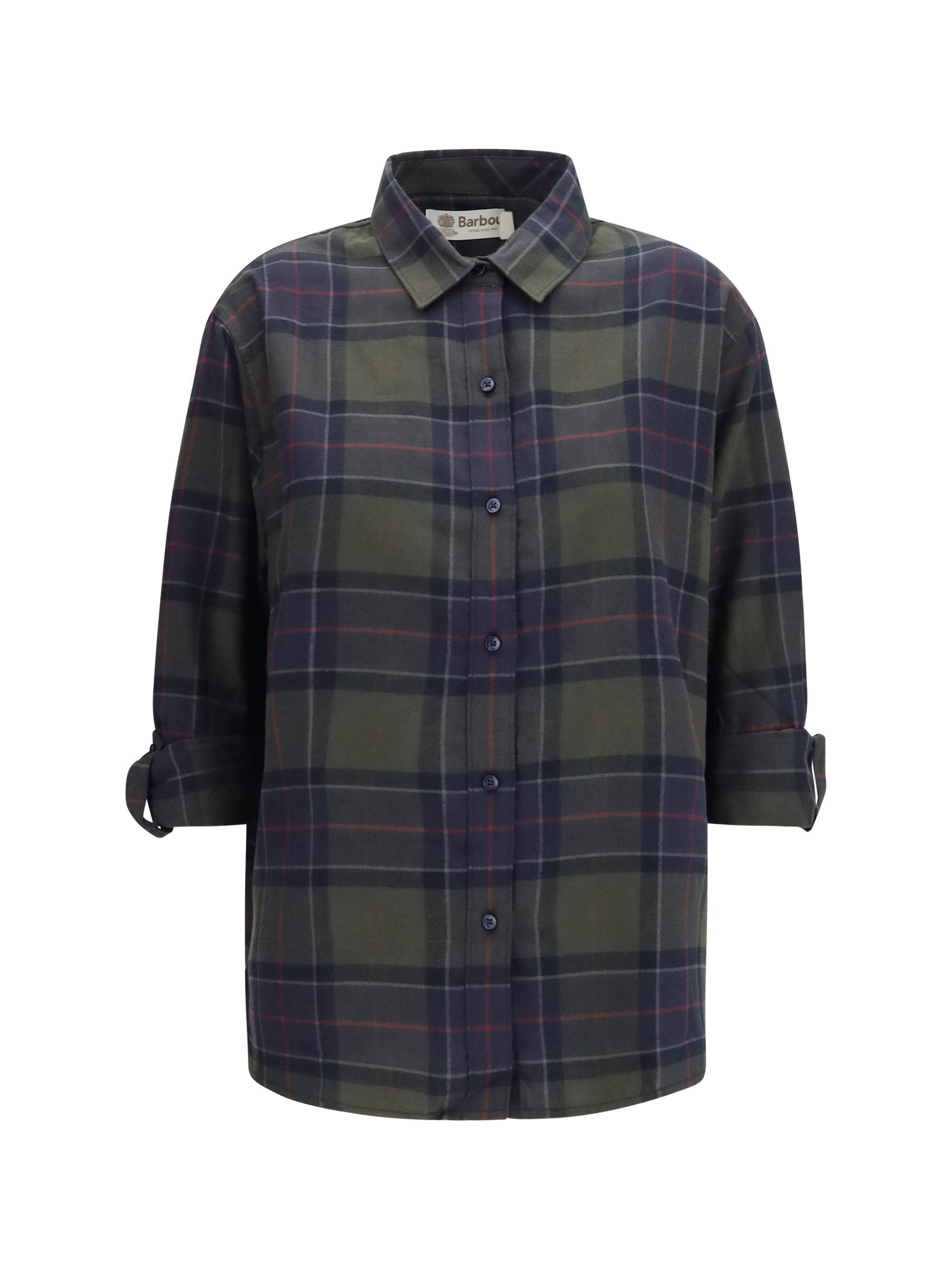 elishaw check shirt
