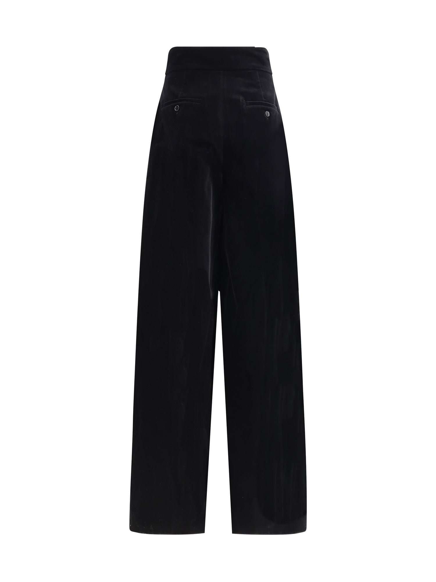 MAX MARA 38 velvet wide leg pants