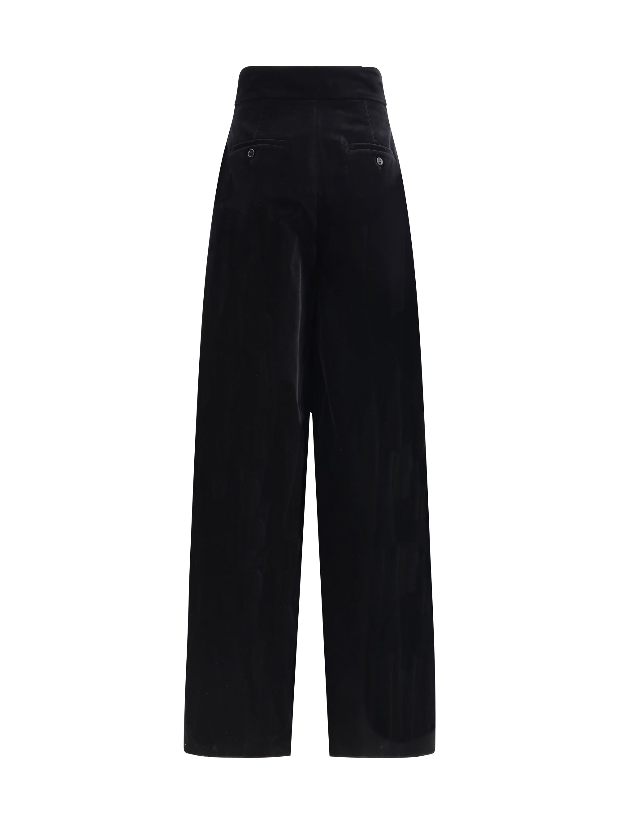 MAX MARA 38 velvet wide leg pants