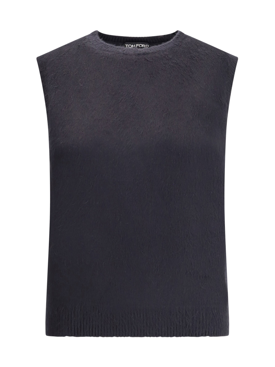 TOM FORD M crewneck tank top in silk