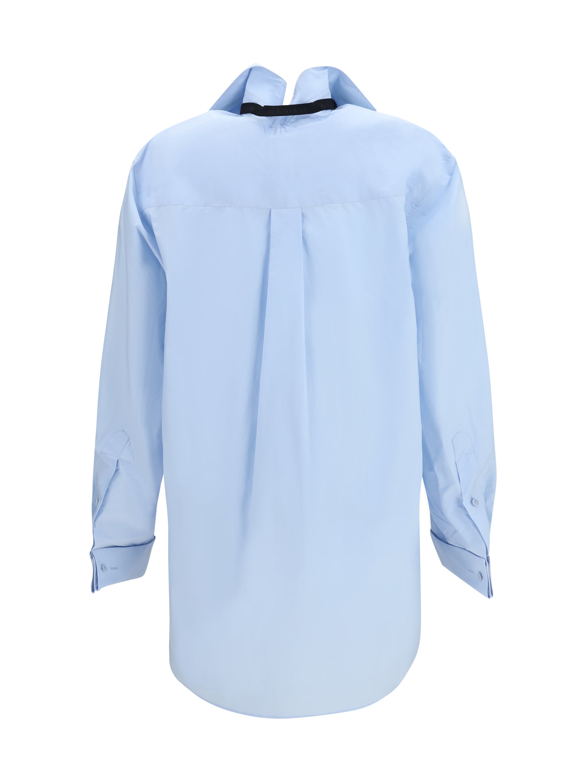 shirt with elasticated collar