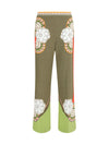 straight-leg ambrosia print pants