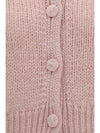 chunky knit cardigan with buttons