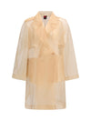 silk trench coat