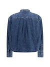 denim shirt with jewel details