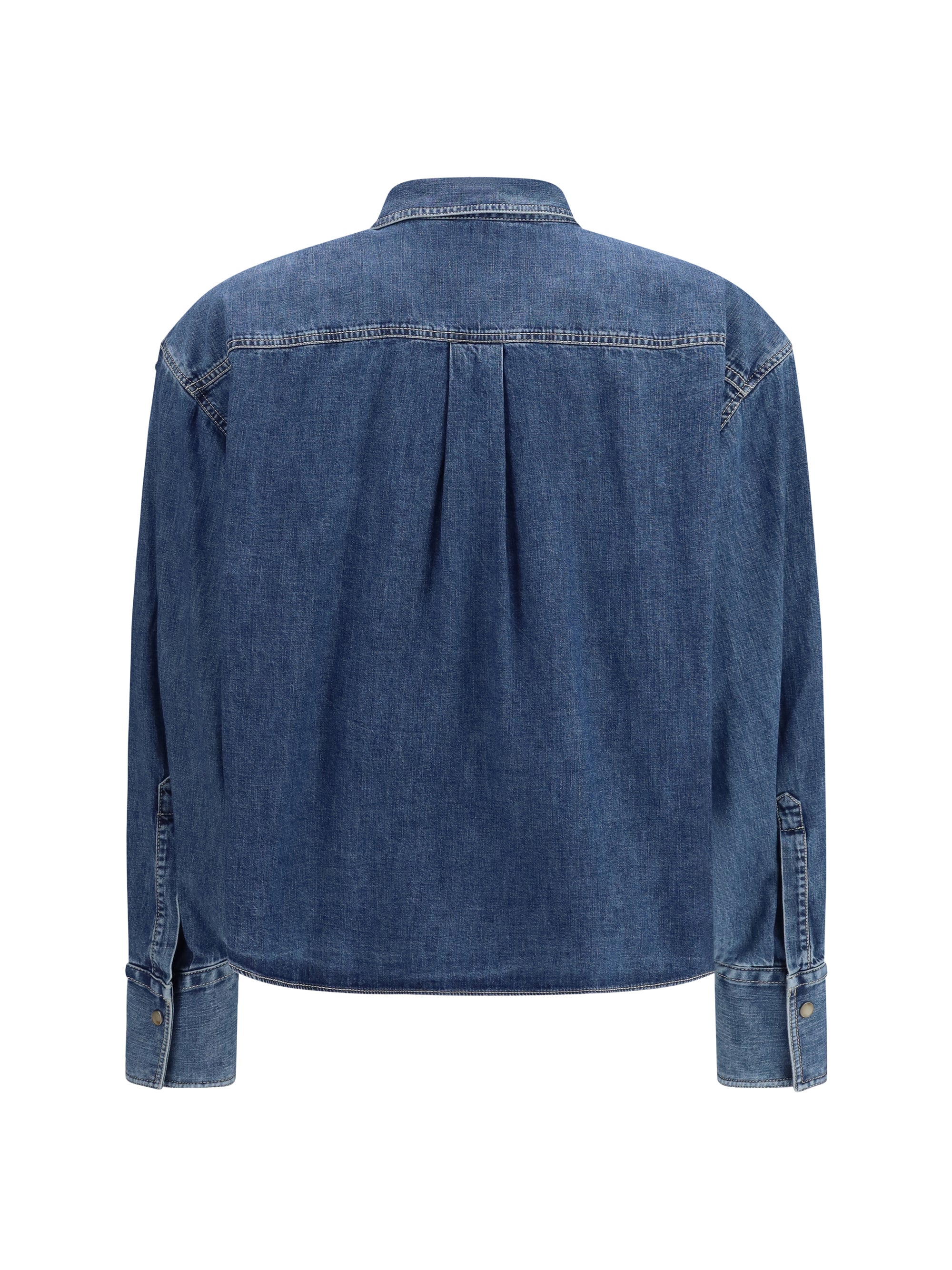 denim shirt with jewel details