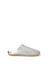 FORTE_FORTE 37 mesh mules with rhinestones