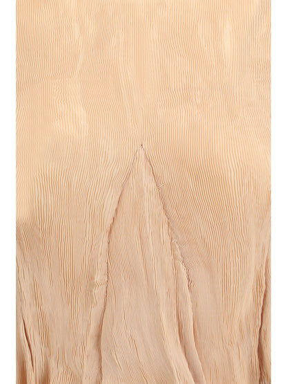 GONGDID DESIGN OS short-sleeved pleated top