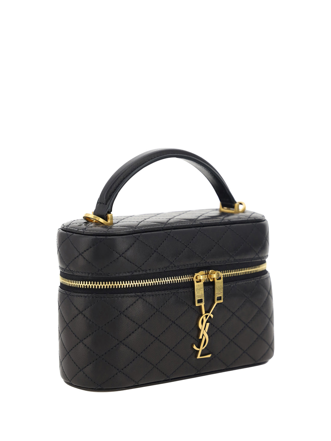 SAINT LAURENT OS vanity gaby leather handbag