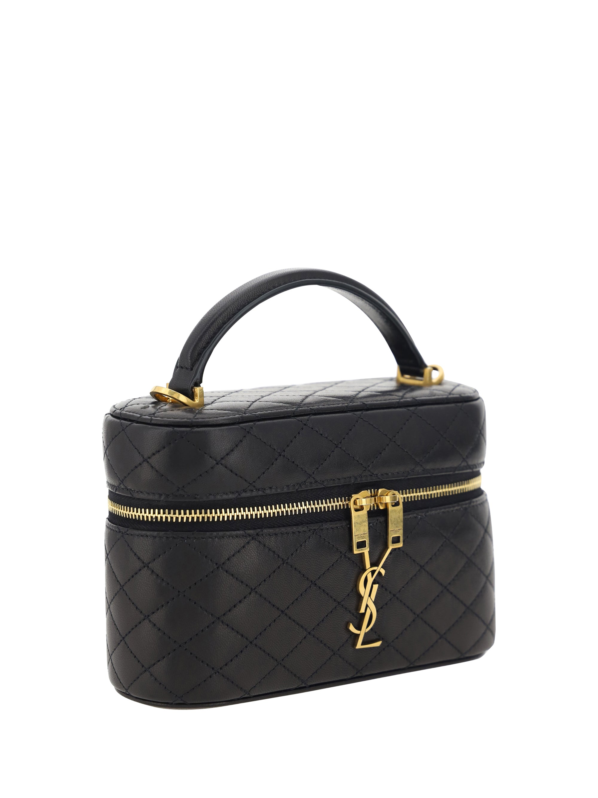 SAINT LAURENT OS vanity gaby leather handbag