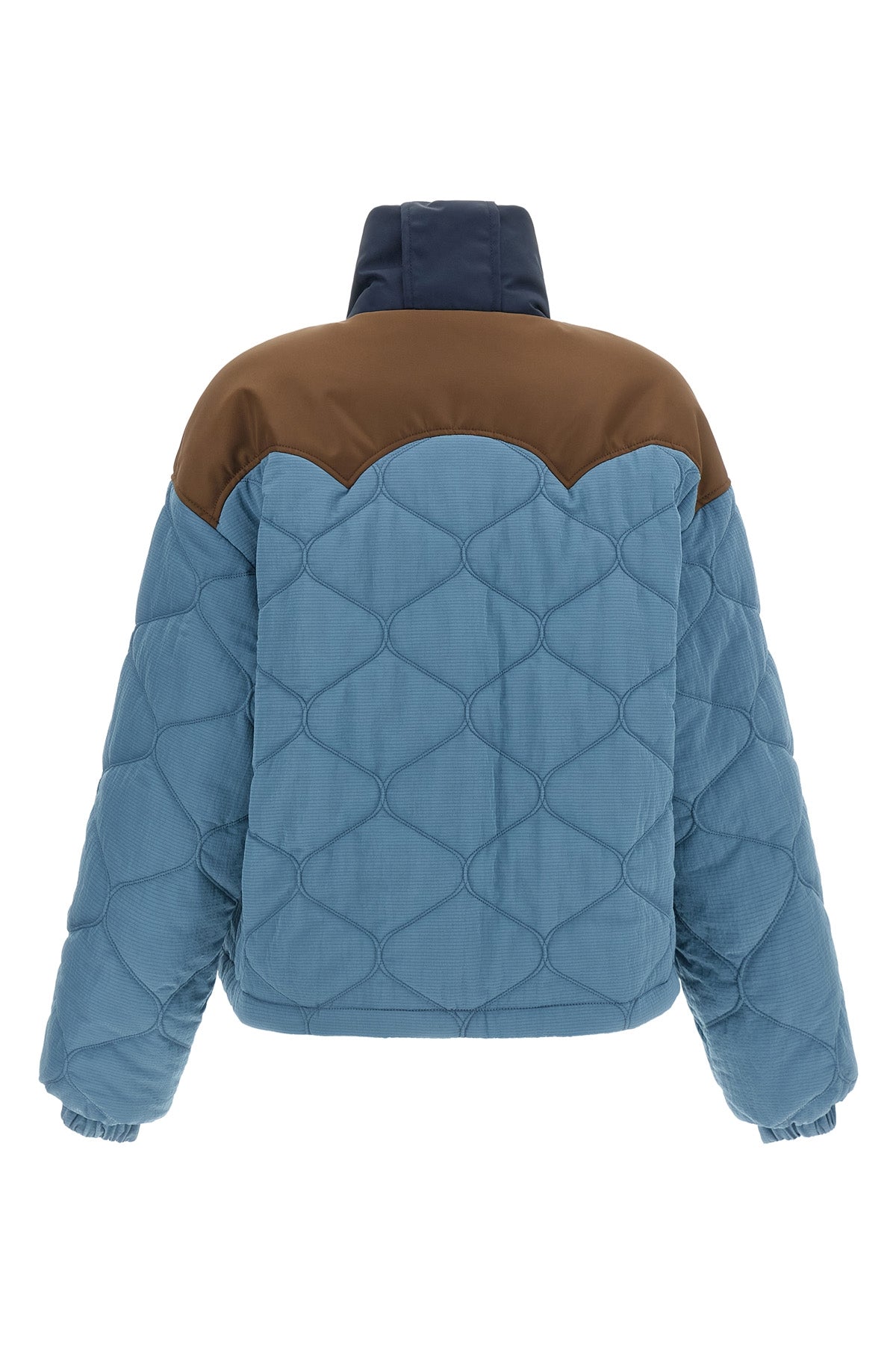 the marbell kate down jacket redefines the codes of outerwear through a bold c