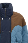 the marbell kate down jacket redefines the codes of outerwear through a bold c