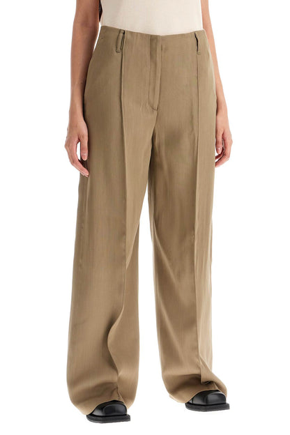 tailored wool blend trousers