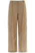 tailored wool blend trousers