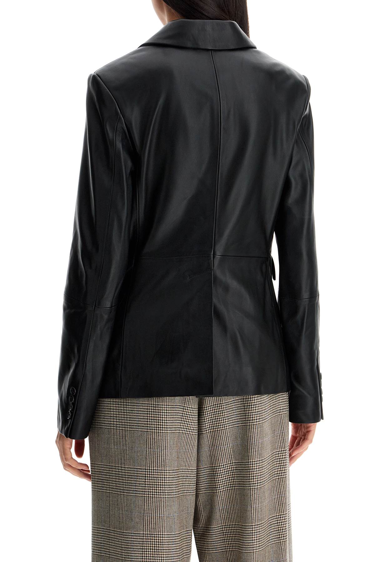 aldo leather blazer