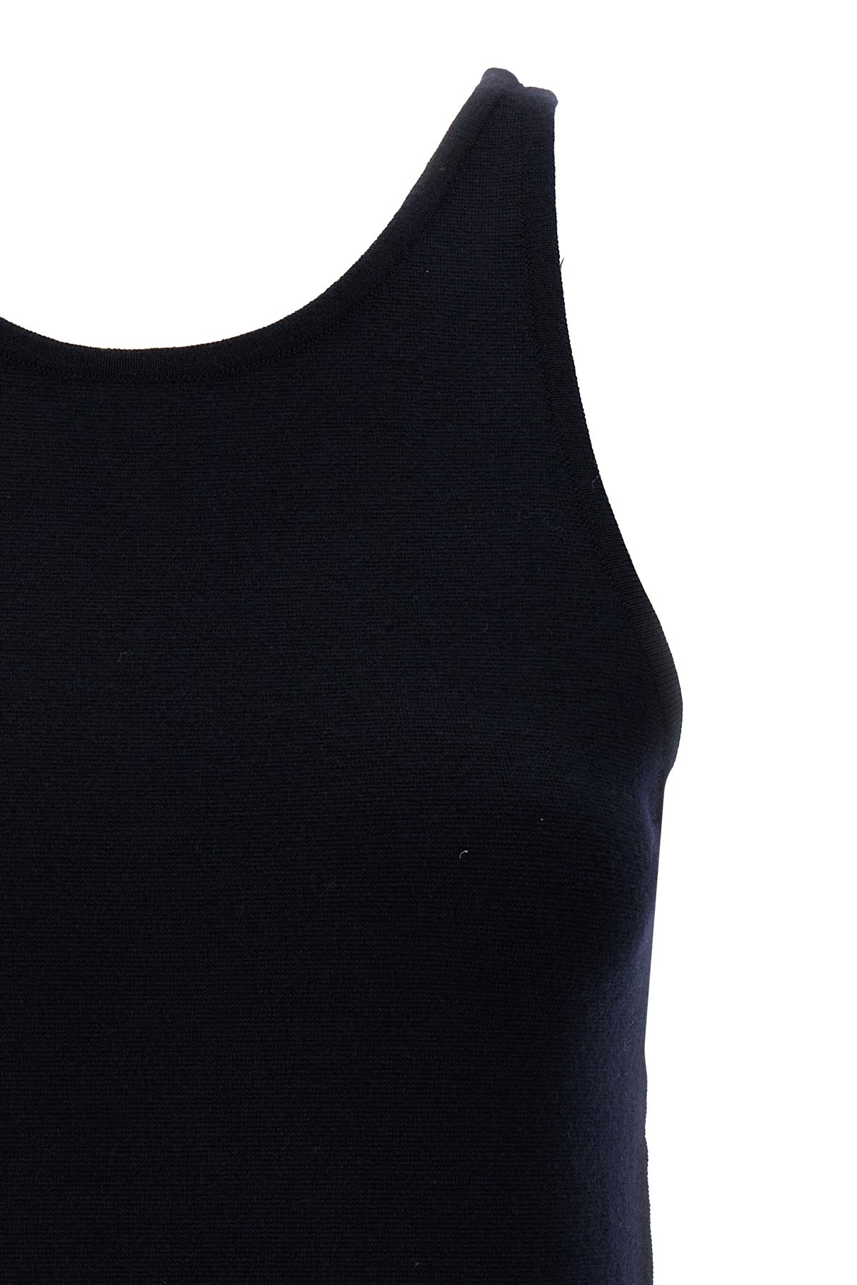 stretch wool knit top
