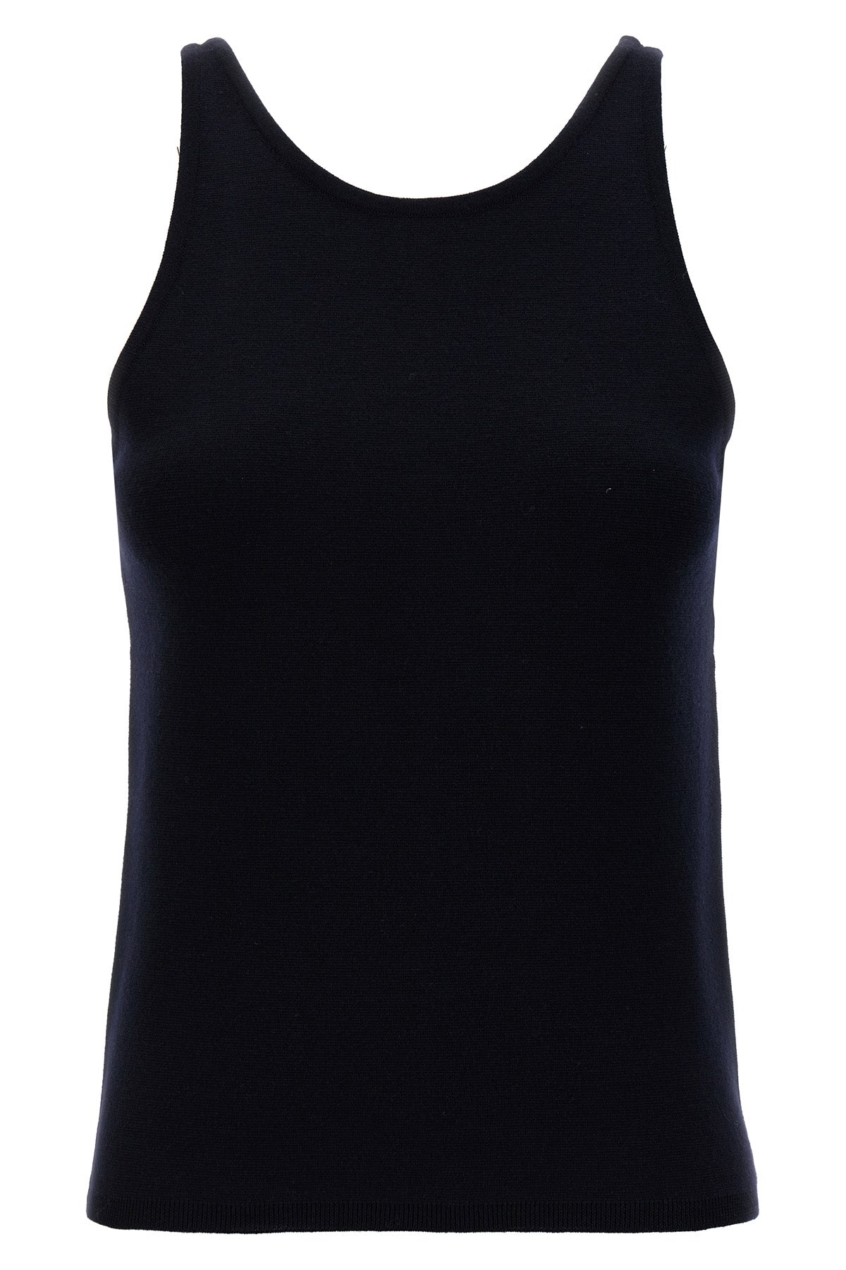 stretch wool knit top