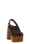 alida suede clog