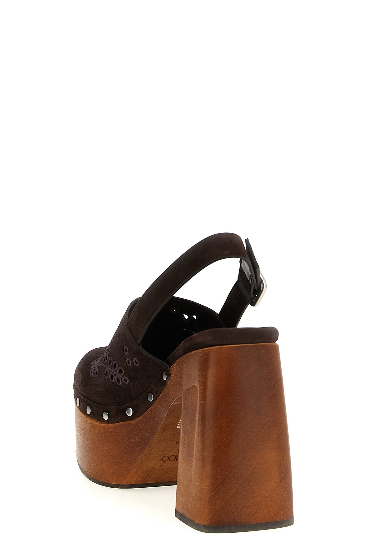 alida suede clog