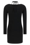 elisabetta franchi mini dress redefines the female silhouette through bold geome