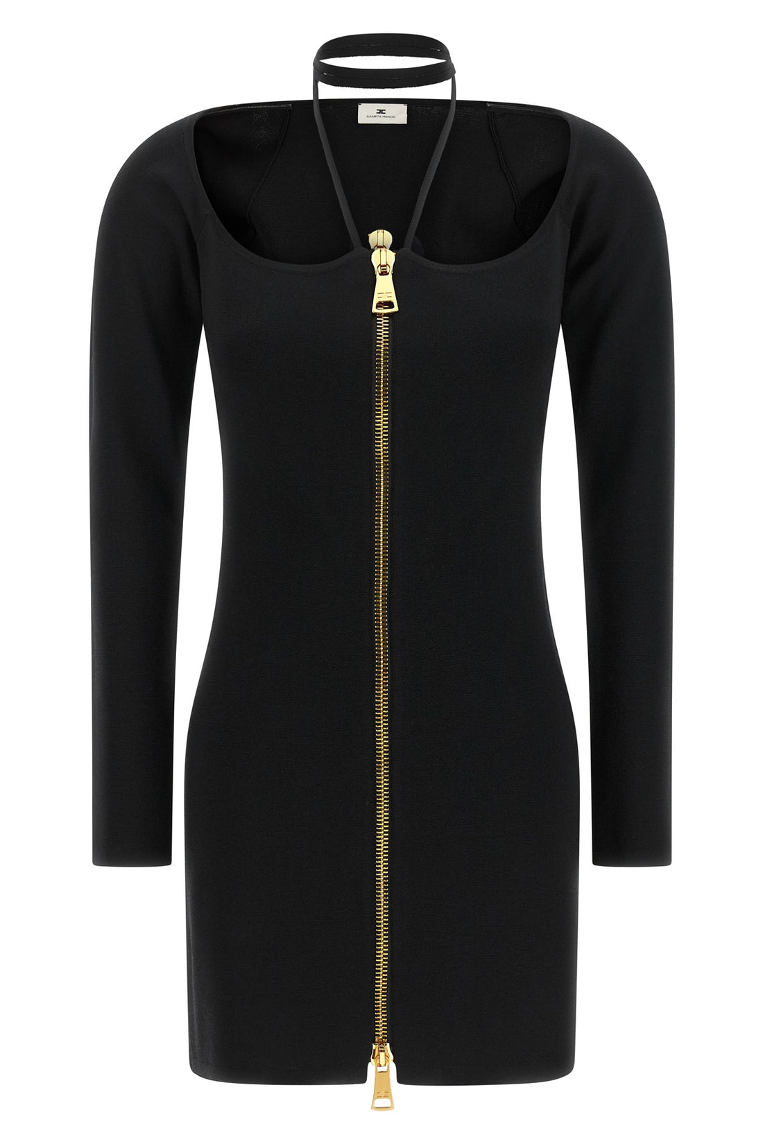ELISABETTA FRANCHI 42 elisabetta franchi mini dress redefines the female silhouette through bold geome