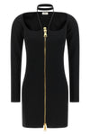 elisabetta franchi mini dress redefines the female silhouette through bold geome