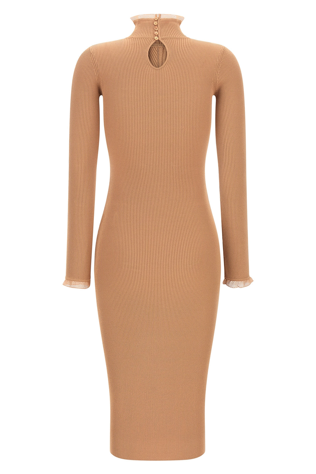 ELISABETTA FRANCHI 42 the elisabetta franchi midi dress defines the silhouette through a sophisticated