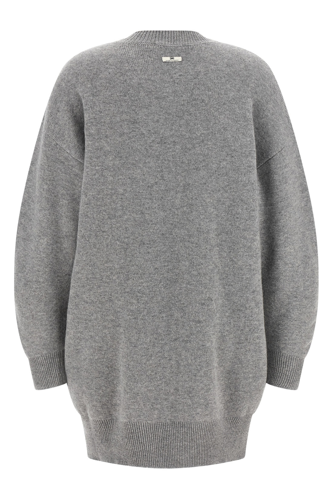 ELISABETTA FRANCHI 38 the elisabetta franchi knitted dress defines a new interpretation of knitwear th