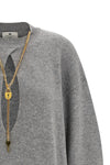 the elisabetta franchi knitted dress defines a new interpretation of knitwear th