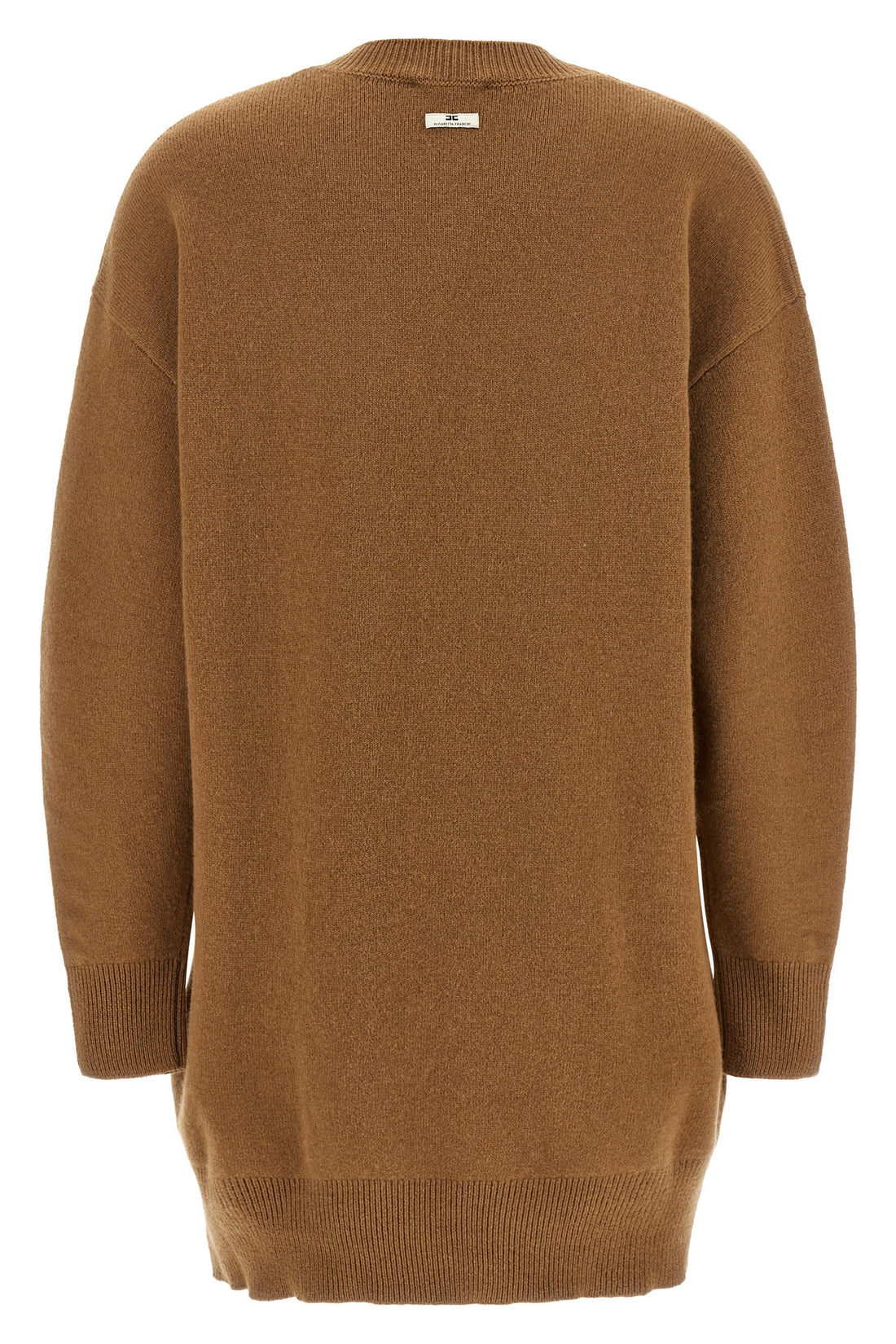 ELISABETTA FRANCHI 38 the elisabetta franchi knitted dress is distinguished by an oversized silhouette