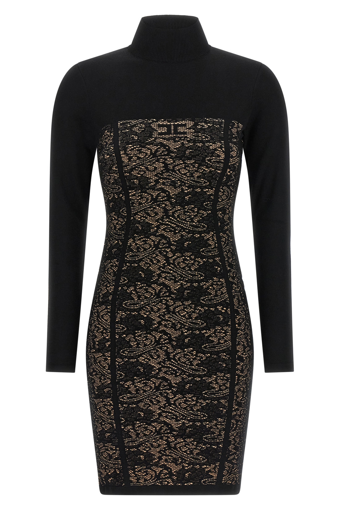ELISABETTA FRANCHI 42 elisabetta franchi mini dress defines the silhouette through a sophisticated str