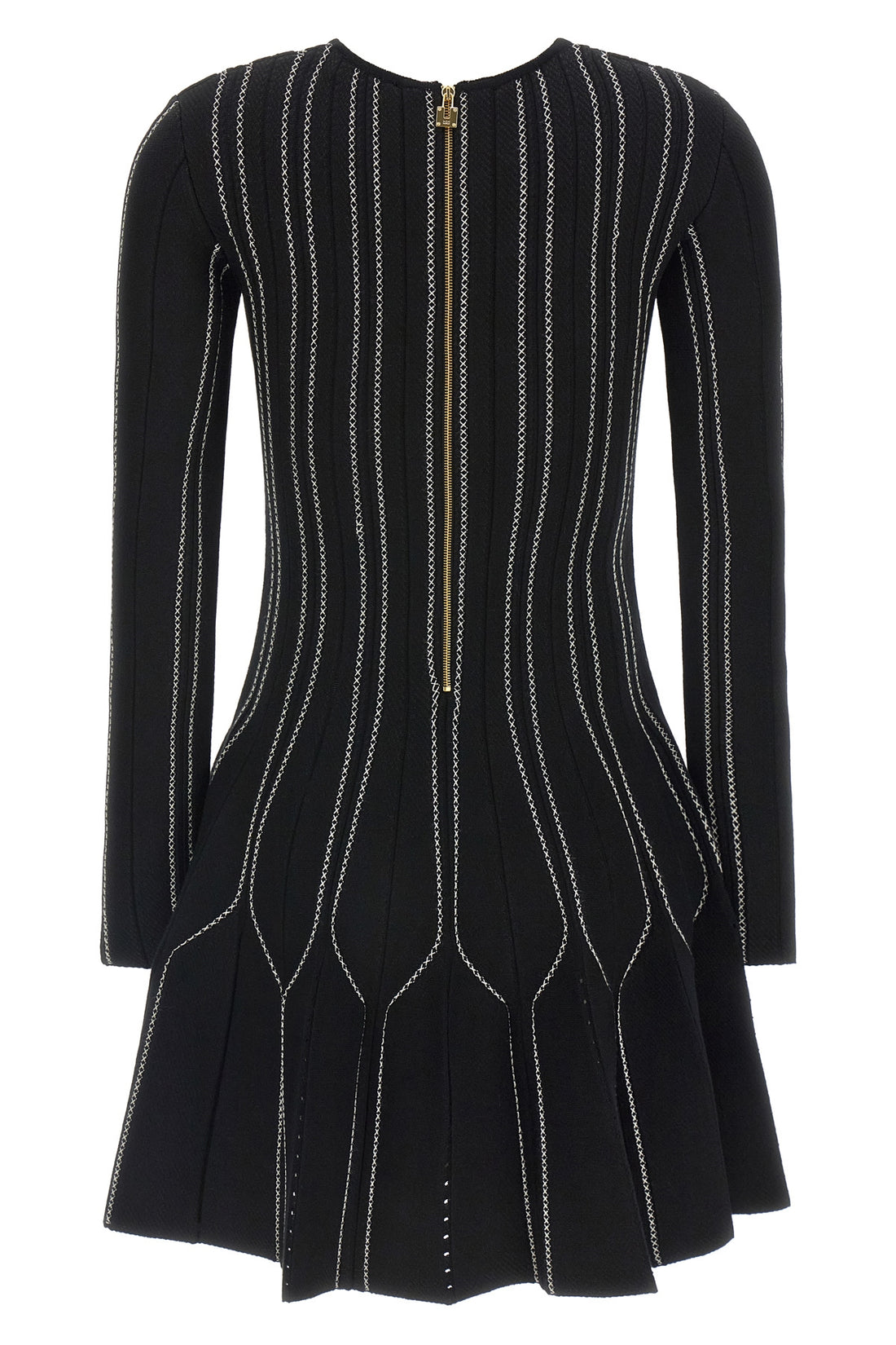ELISABETTA FRANCHI 38 elisabetta franchi mini dress defines the silhouette through a rigorous sartoria