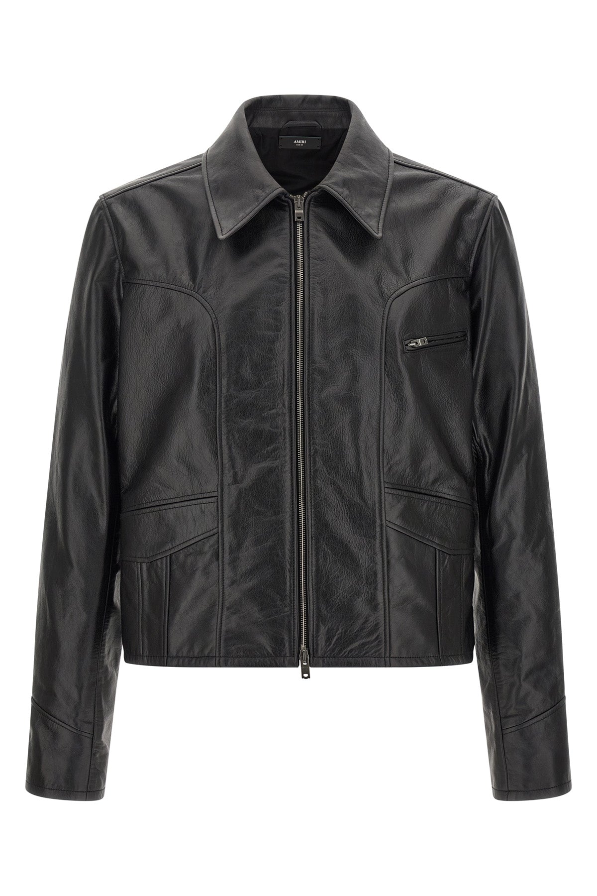 the amiri leather jacket