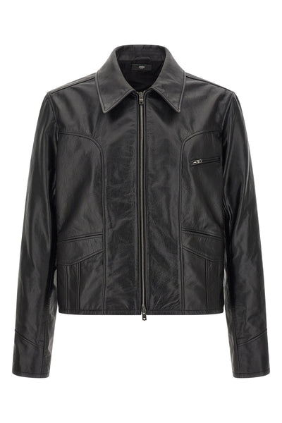 the amiri leather jacket