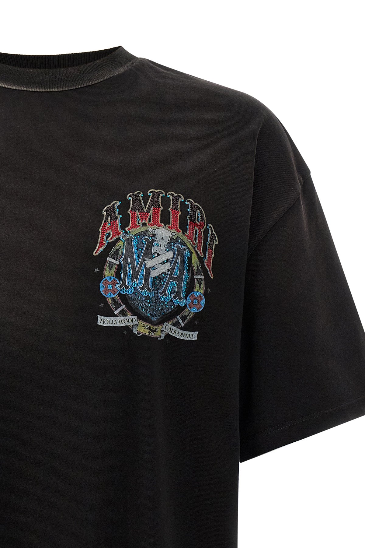 the amiri crystal hollywood t-shirt