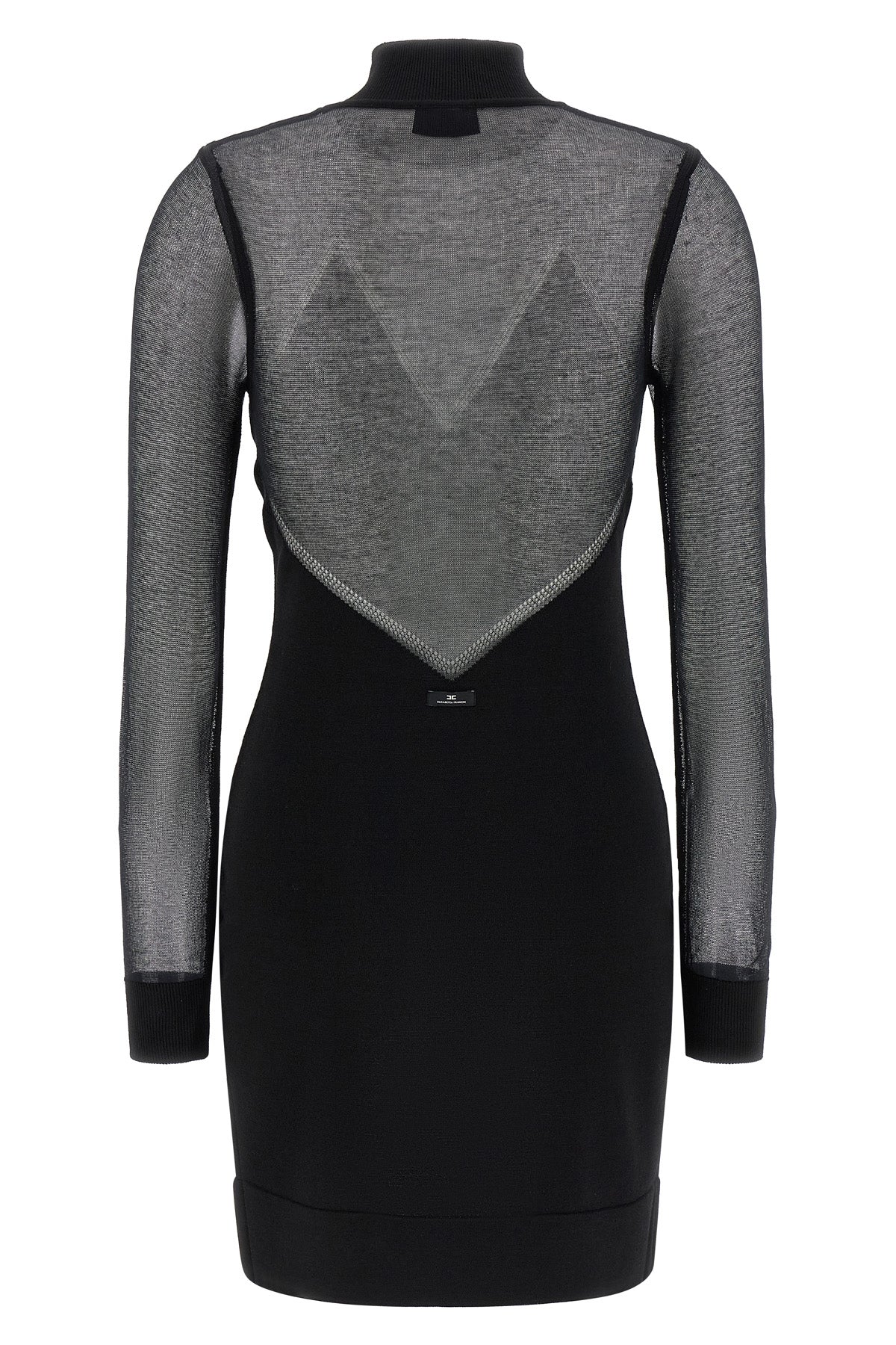 mini dress in viscose and stretch cotton blend