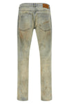 suede mx1 used-effect stretch cotton denim jeans