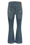 the amiri slash bootcut jeans