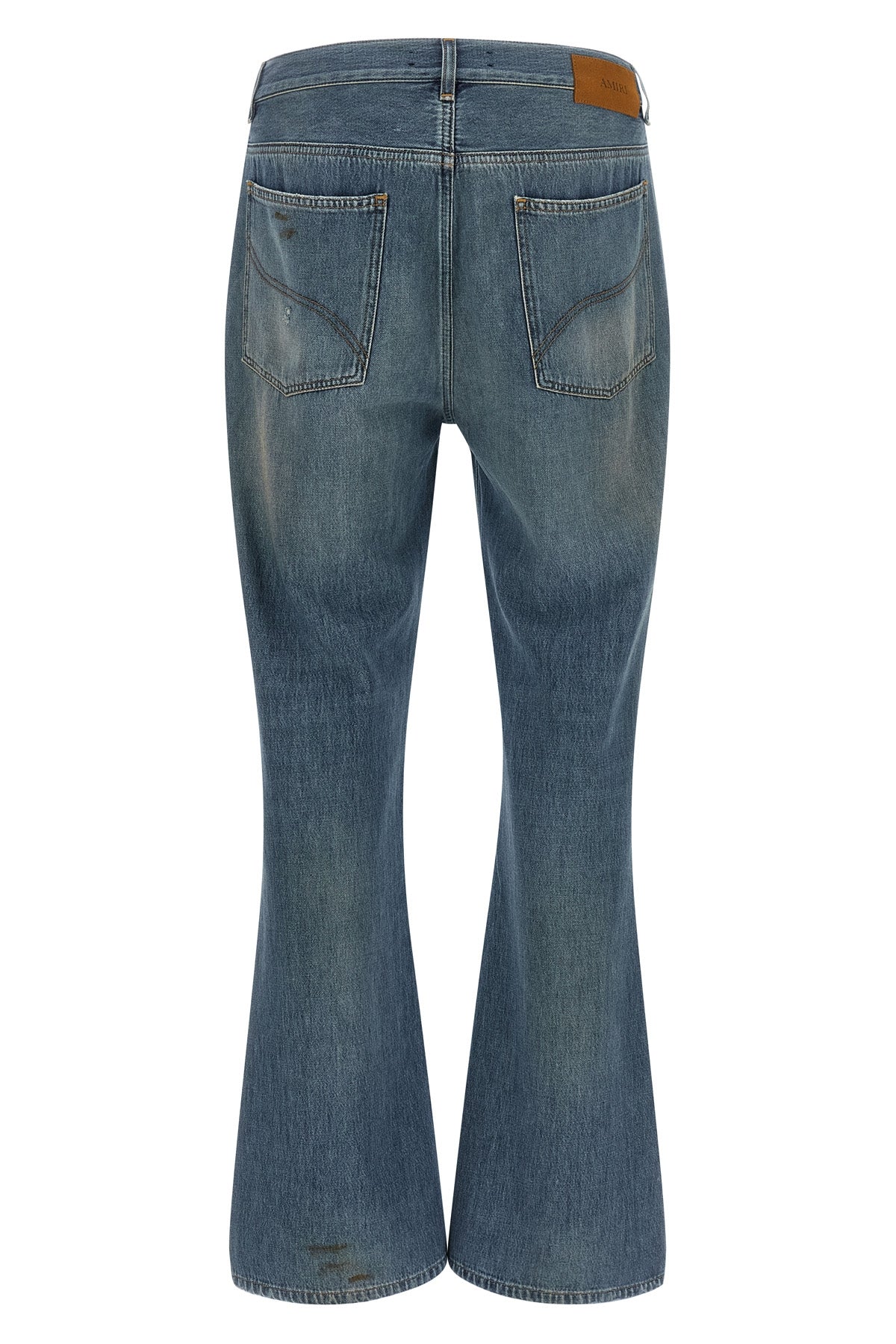 the amiri slash bootcut jeans