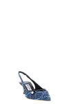 jimmy choo amita slingback redefines a classic silhouette through a navy blue