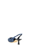 jimmy choo amita slingback redefines a classic silhouette through a navy blue