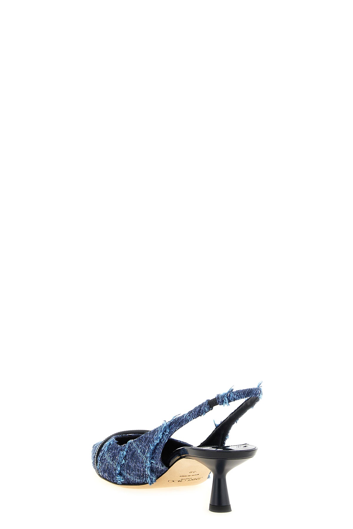 jimmy choo amita slingback redefines a classic silhouette through a navy blue